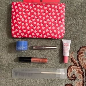 Hearts Make Up Bag and contents